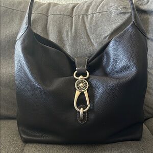 Dooney & Bourke Black Leather Hobo Bag
